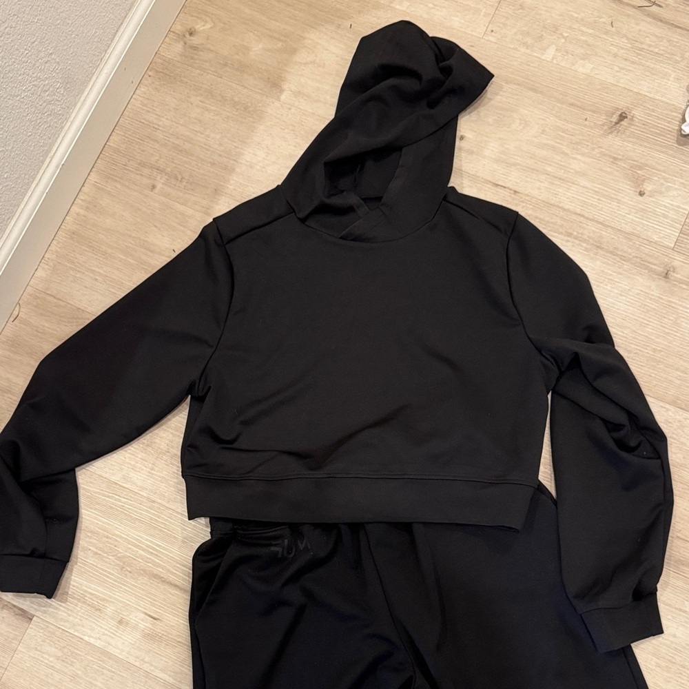 Black Hoodie and Jogger Set